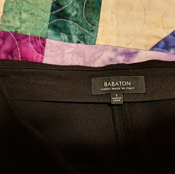 Aritzia Babaton skirt and bustier crop top set, black, size small - Picture 10 of 11